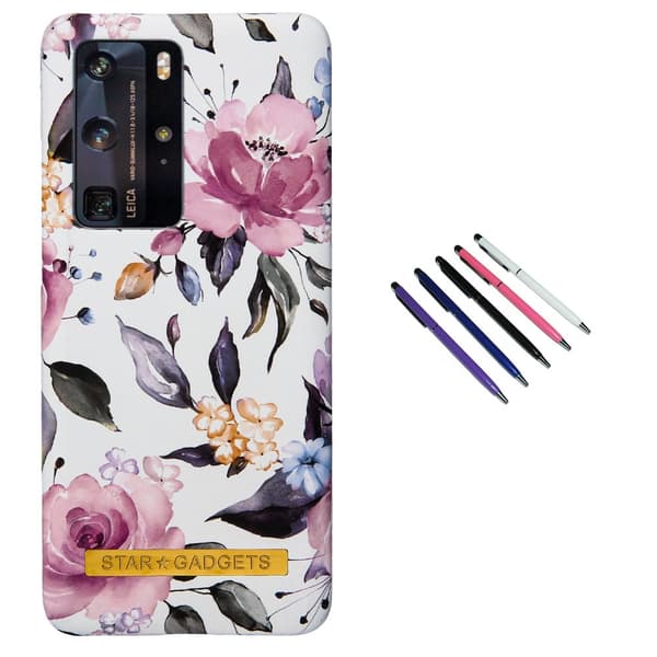 Huawei P40 Pro - Cover / Beskyttelse Flowers