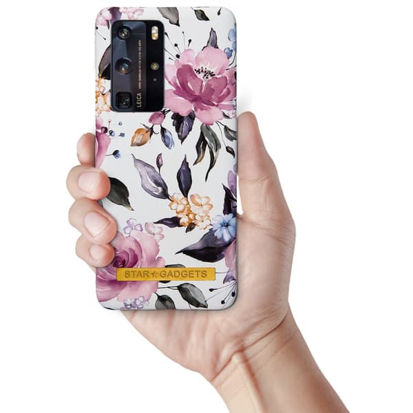Huawei P40 Pro - Cover / Beskyttelse Flowers