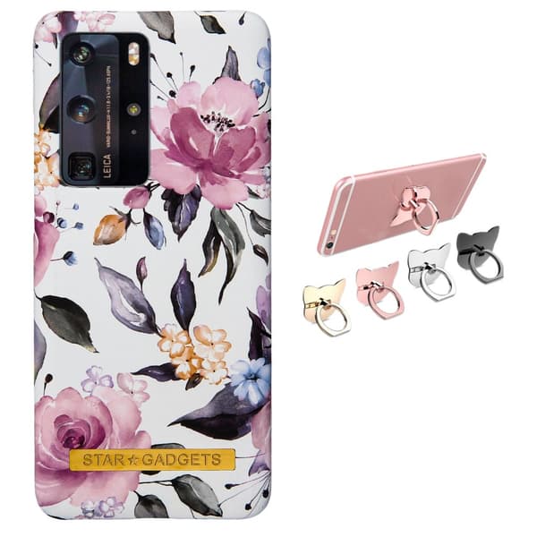 Huawei P40 Pro - Cover / Beskyttelse Flowers
