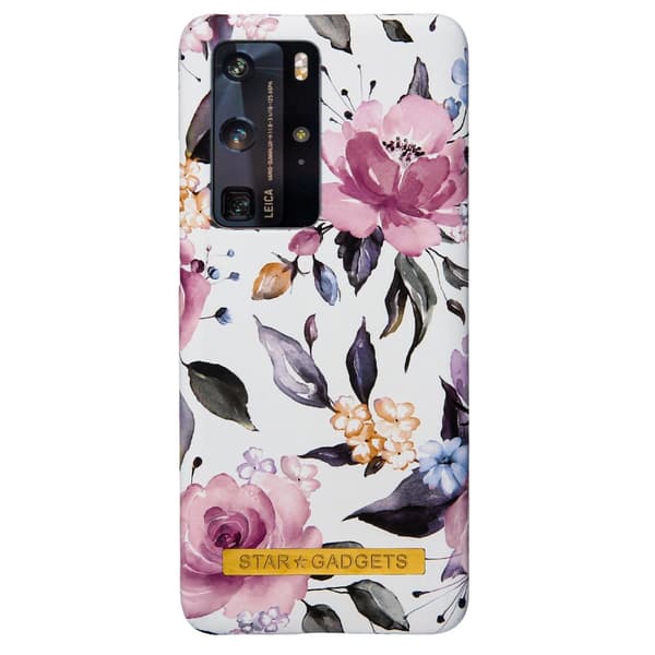 Huawei P40 Pro - Cover / Beskyttelse Flowers