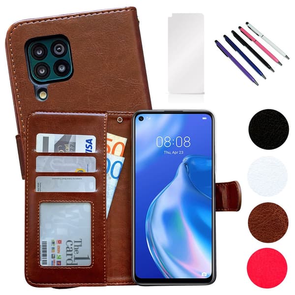 Comfort & Protection Huawei P40 Lite - Leather Case! Black