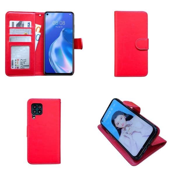 Huawei P40 Lite - Läderfodral / Skydd