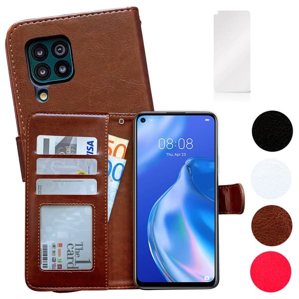 Huawei P40 Lite - Läderfodral / Skydd