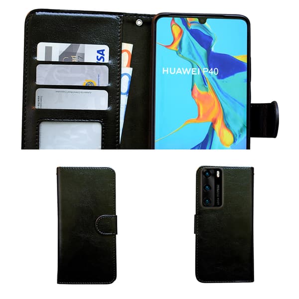 Huawei P40 - PU Leather Wallet Case
