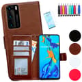 Miniatyrbillede 1 af 11: Huawei P40 - PU Leather Wallet Case