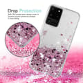 Miniatyrbild 4 av 6: Huawei P40 Pro - Flytande Glitter 3D Bling Skal Case