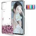 Miniatyrbild 1 av 6: Huawei P40 Pro - Flytande Glitter 3D Bling Skal Case
