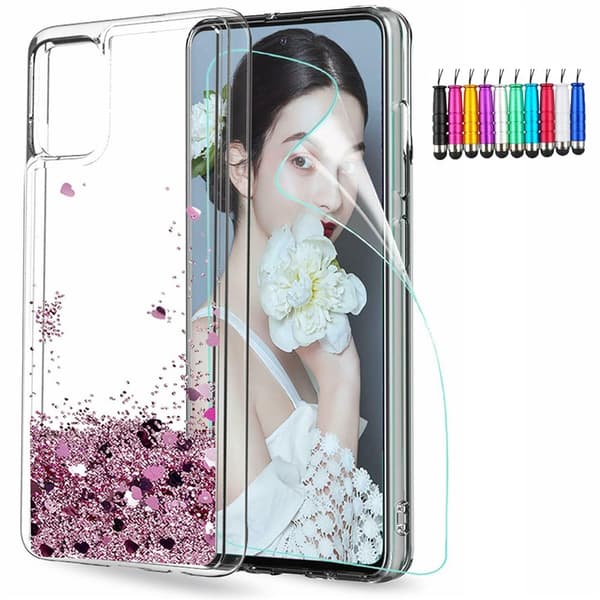 Huawei P40 Pro - Flytande Glitter 3D Bling Skal Case
