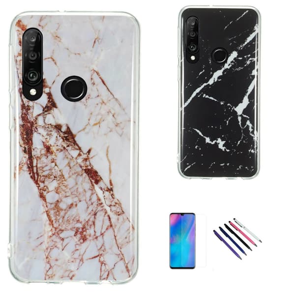 Protect your Huawei P30 Lite with Marble Cases Black