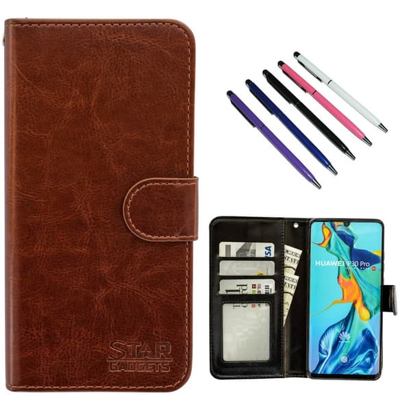 Huawei P30 Pro - PU Leather Wallet Case