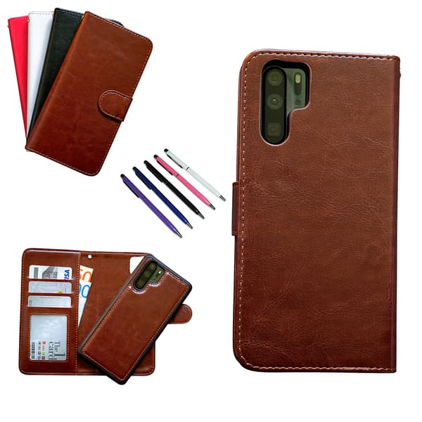 Huawei P30 Pro - PU Leather Wallet Case