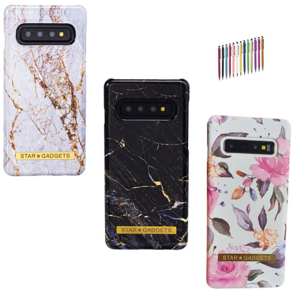 Samsung Galaxy S10 - Kuori / Suoja Marble / Rose