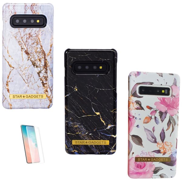 Samsung Galaxy S10 - Kuori / Suoja Marble / Rose
