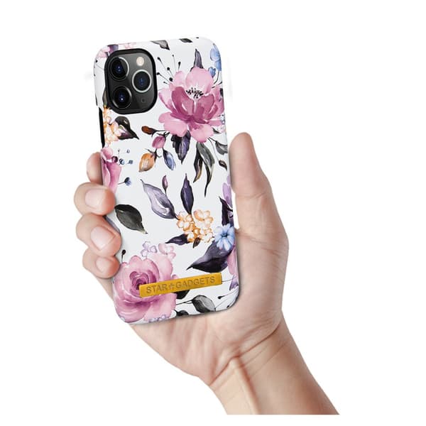 iPhone 11 Pro - Kuori / Suoja Flowers / Marble