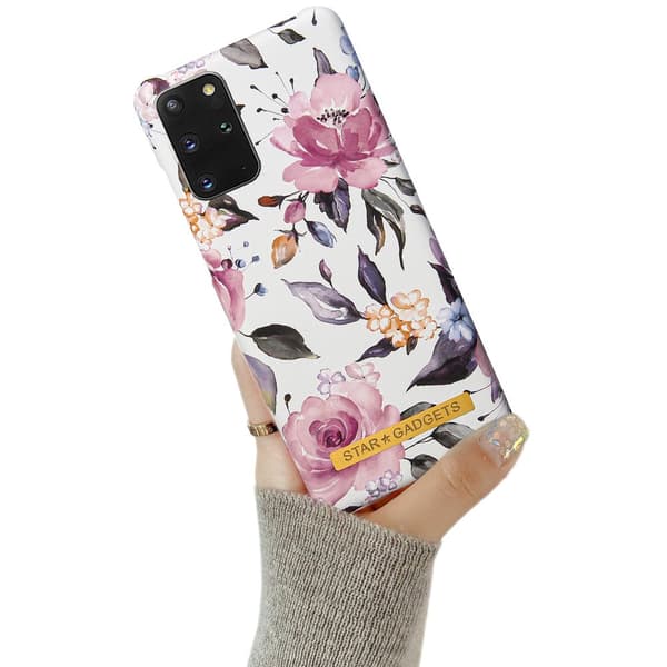 Samsung Galaxy S20 Plus - Kuori / Suoja Flowers / Marble