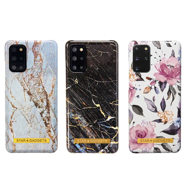 Samsung Galaxy S20 Plus - Kuori / Suoja Flowers / Marble