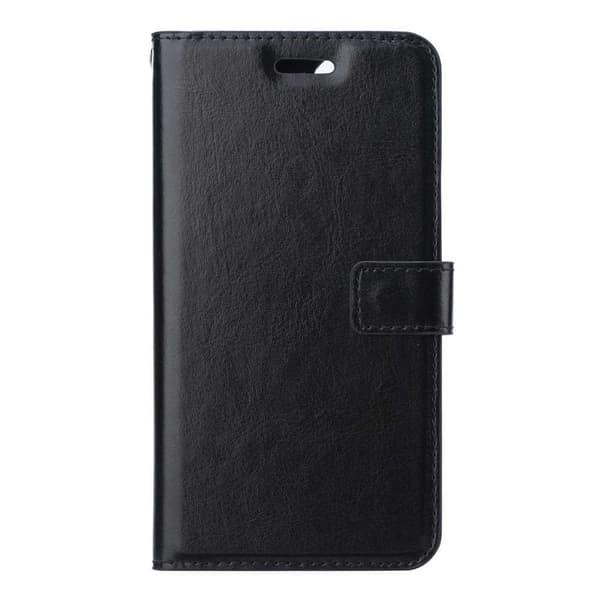 Galaxy S10 Pikku lompakko kotelo musta nahkakotelo