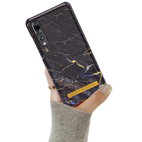 Huawei P20 Pro - Cover / Beskyttelse Flowers / Marble