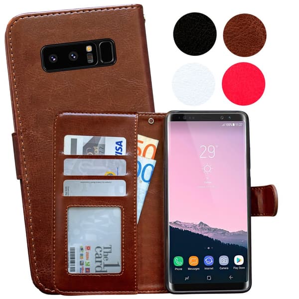 Samsung Galaxy Note 8 - Læder cover / Beskyttelse