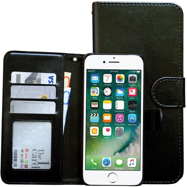 Læder Cover til iPhone 6/6S - 3 i 1 Kit!