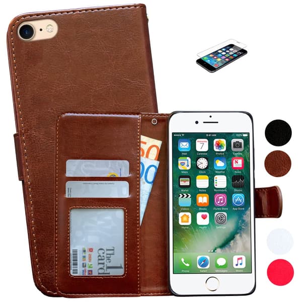 Nahkalompakko & Suojaus iPhone 5/5s/SE2016 White