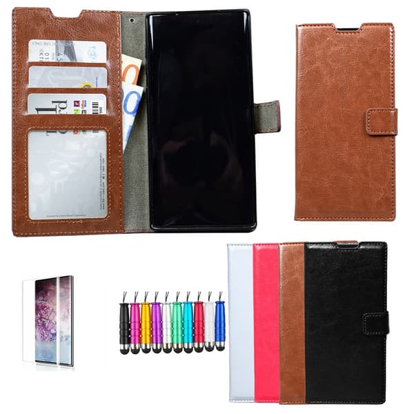 Samsung Galaxy Note10 - PU Leather Wallet Case Pink