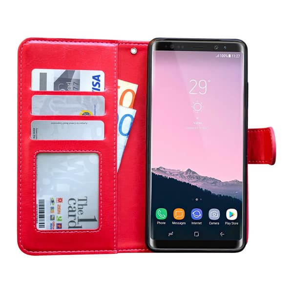Samsung Galaxy Note 9 - Leather Case / Wallet