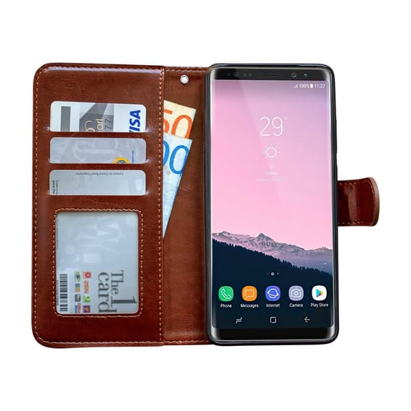 Samsung Galaxy Note 9 - Leather Case / Wallet