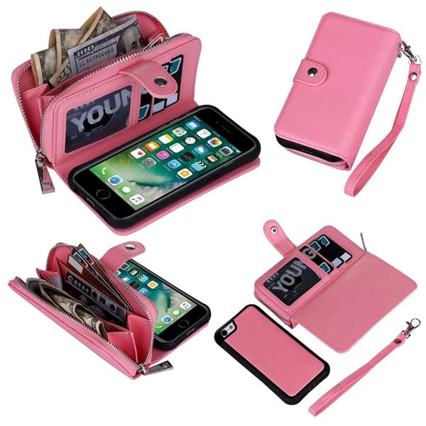 iPhone 6 / 6S - Wallet Case & Magnet Case with Zip