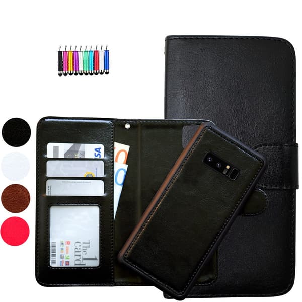 Upgrade your Note 8 - Leather Case/Wallet! White
