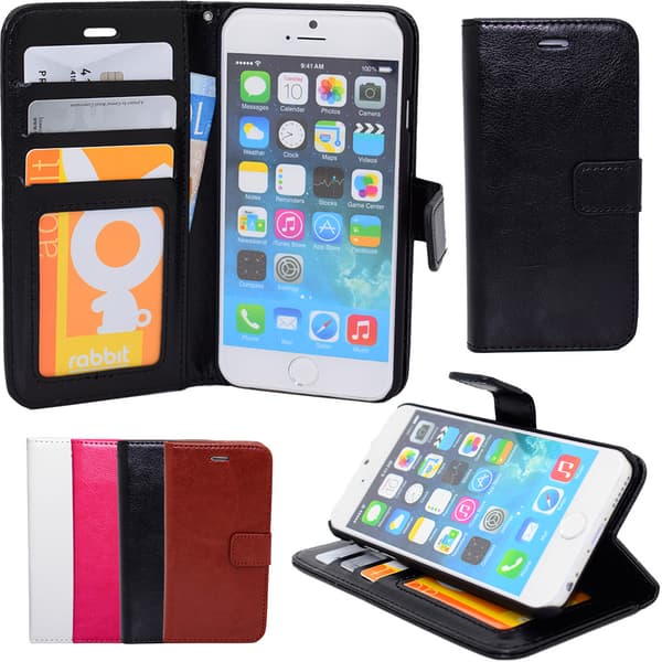 Leather Case & Stylus for iPhone 6/6S Brown