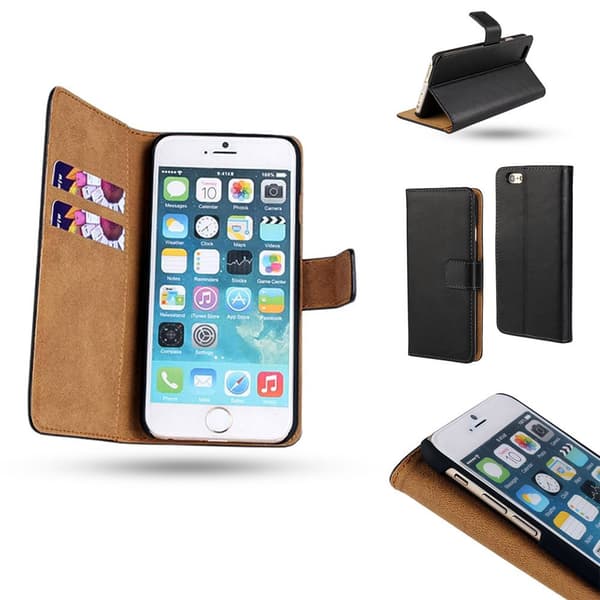 Leather case for iPhone 6/6S + Screen Protector