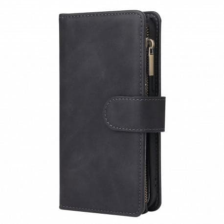 iPhone 12 Pro Max Multifunktionellt Plånboksfodral Zipper 8-Fack