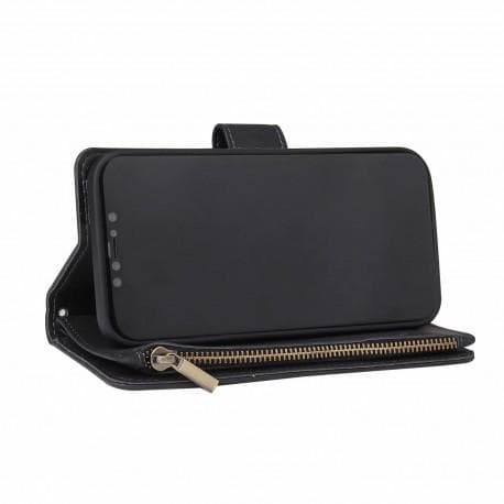 iPhone 12 Pro Max Multifunktionellt Plånboksfodral Zipper 8-Fack