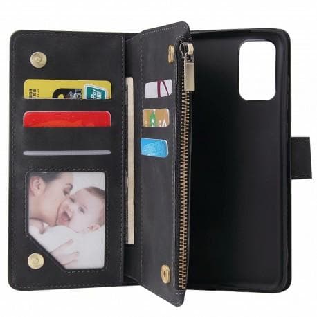 Samsung S20 Multifunktionellt Plånboksfodral Zipper 8-Fack