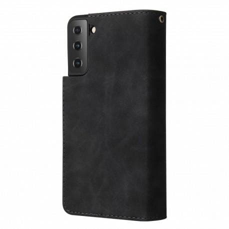 Samsung S21 Multifunktionellt Plånboksfodral Zipper 8-Fack
