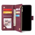Miniatyrbillede 10 af 11: iPhone 11 Pro Max Multifunktionellt Plånboksfodral Zipper 8-Fack