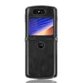 Miniatyrbild 2 av 3: Motorola Razr 5G/Razr (2020) TPU skal Litchi Texture - Svart