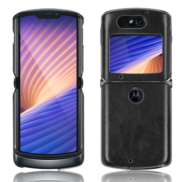 Litchi-tekstuurisuoja Motorola Razr 5G/Razrille (2020)