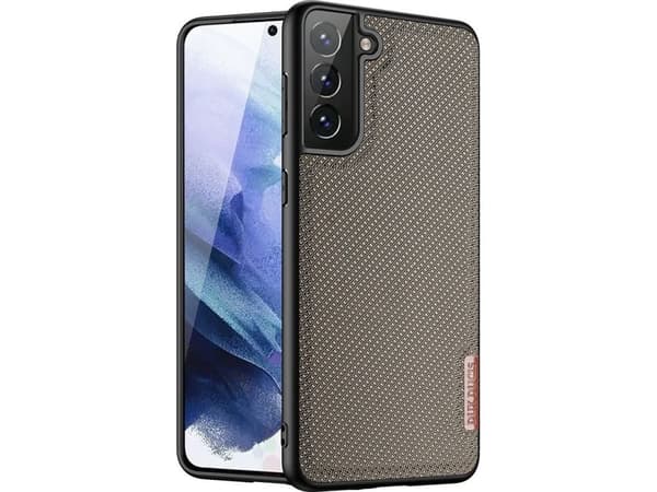Dux Ducis Dux Ducis Fino fodral med nylonöverdrag för Samsung Galaxy S21+ 5G (S21 Plus 5G) grön