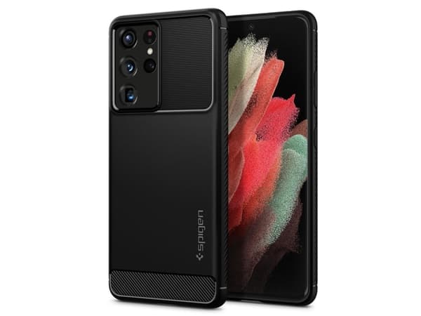 Spigen ACS02349, Suojus, Samsung, Galaxy S21 Ultra 5G, 17,3 cm (6.8"), Musta