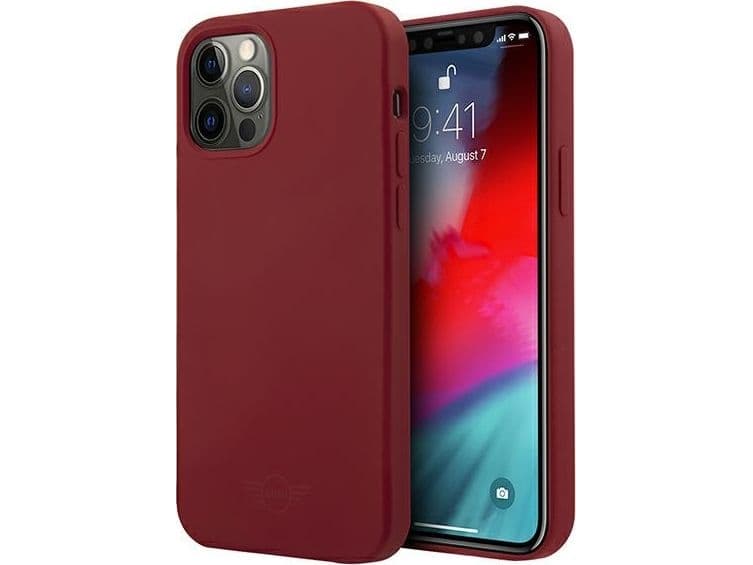 Mini MIHCP12LSLTRE iPhone 12 Pro Max 6,7" czerwony/red hard case Silicone Tone On Tone