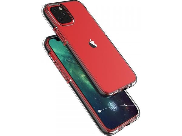 Hurtel Spring Case IPhone 12 (5,4) dark blue