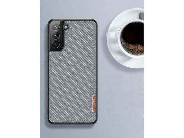 Dux Ducis Dux Ducis Fino-deksel dekket med nylonmateriale Samsung Galaxy S21+ 5G (S21 Plus 5G) blå