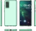 Miniatyrbild 4 av 4: Hurtel Spring Case geléfodral med färgad ram för Samsung Galaxy S21+ 5G (S21 Plus 5G) blå