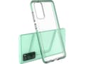 Miniatyrbild 2 av 4: Hurtel Spring Case geléfodral med färgad ram för Samsung Galaxy S21+ 5G (S21 Plus 5G) blå