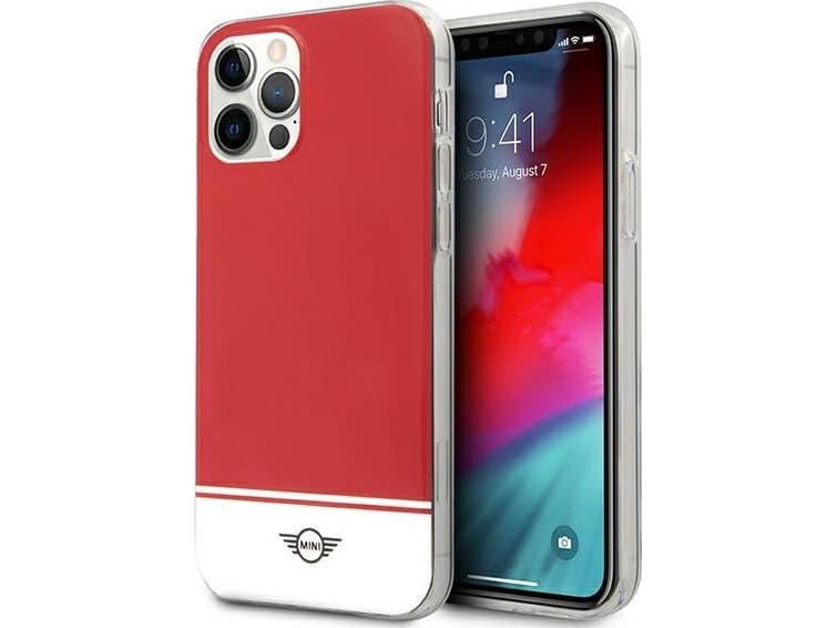 Mini Mini MIHCP12LPCUBIRE iPhone 12 Pro Max 6.7 "red/red hard case Stripe Collection