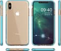 Miniatyrbilde 3 av 5: Hurtel Spring Case, gel-deksel med fargerik ramme for iPhone XS Max, svart