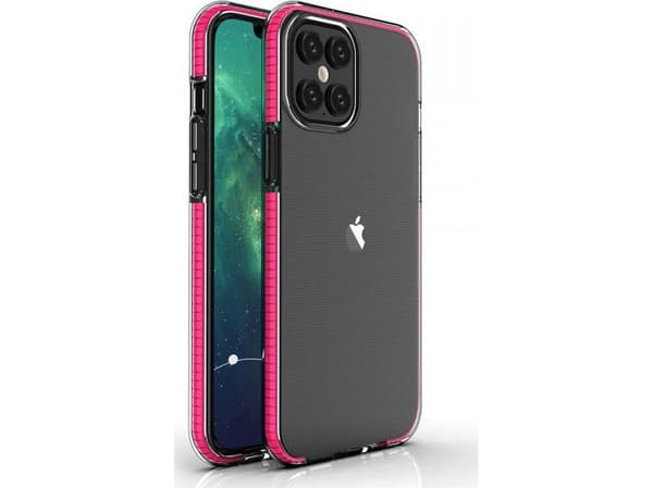 Hurtel Spring Case IPhone 12 Pro Max (6,7) dark pink