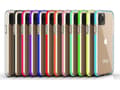 Pikkukuva 2 / 5: Hurtel Spring Case geelikotelo värillisellä kehyksellä iPhone 11 Pro:lle tummansininen